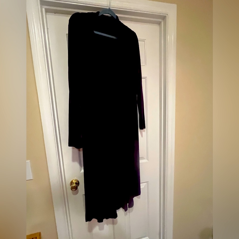 Black Duster Boutique Cardigan Size Large New